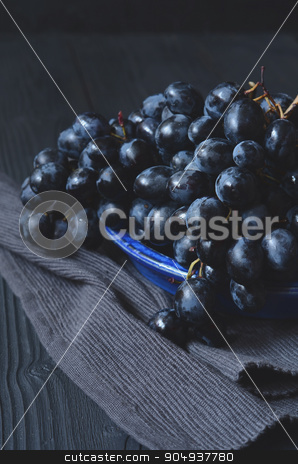 To use this stock image in your creative project, please select the size you need over to the right and click the "Add to Cart" button.
Your downloaded image will come with the Cutcaster watermark removed so don’t worry about the watermark you see on this page. ripe dark grapes stock photo, Tasty ripe and sweet dark grapes over dark background by sutike