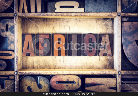 To use this stock image in your creative project, please select the size you need over to the right and click the "Add to Cart" button.
Your downloaded image will come with the Cutcaster watermark removed so don’t worry about the watermark you see on this page. Africa Concept Letterpress Type stock photo, The word