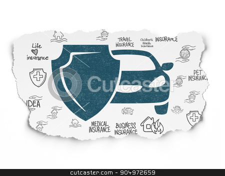 To use this stock image in your creative project, please select the size you need over to the right and click the "Add to Cart" button.
Your downloaded image will come with the Cutcaster watermark removed so don’t worry about the watermark you see on this page. Insurance concept: Car And Shield on Torn Paper background stock photo, Insurance concept: Painted blue Car And Shield icon on Torn Paper background with Hand Drawn Insurance Icons by mkabakov