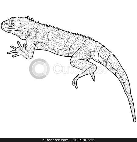 To use this stock image in your creative project, please select the size you need over to the right and click the "Add to Cart" button.
Your downloaded image will come with the Cutcaster watermark removed so don’t worry about the watermark you see on this page. Lizard is goanna silhouette on a white background. Vector illustration stock vector clipart, Lizard is goanna silhouette on a white background. Vector illustration. by aarrows