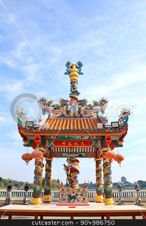 To use this stock image in your creative project, please select the size you need over to the right and click the "Add to Cart" button.
Your downloaded image will come with the Cutcaster watermark removed so don’t worry about the watermark you see on this page. Chinese temple stock photo, Chinese temple by doraclub