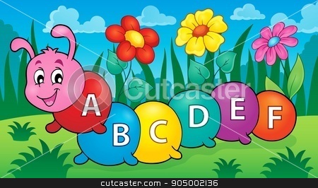 To use this stock image in your creative project, please select the size you need over to the right and click the "Add to Cart" button.
Your downloaded image will come with the Cutcaster watermark removed so don’t worry about the watermark you see on this page. Happy caterpillar with letters theme 2 stock vector clipart, Happy caterpillar with letters theme 2 - eps10 vector illustration. by Klara Viskova