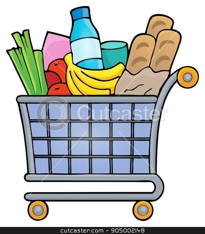 To use this stock image in your creative project, please select the size you need over to the right and click the "Add to Cart" button.
Your downloaded image will come with the Cutcaster watermark removed so don’t worry about the watermark you see on this page. Shopping cart theme image 1 stock vector clipart, Shopping cart theme image 1 - eps10 vector illustration. by Klara Viskova