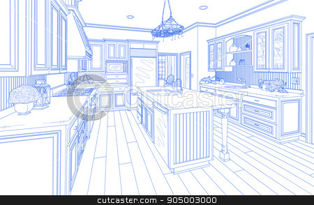 To use this stock image in your creative project, please select the size you need over to the right and click the "Add to Cart" button.
Your downloaded image will come with the Cutcaster watermark removed so don’t worry about the watermark you see on this page. Blue Custom Kitchen Design Drawing on White stock photo, Beautiful Custom Kitchen Design Drawing in Blue on White. by Andy Dean