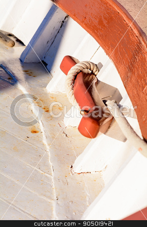To use this stock image in your creative project, please select the size you need over to the right and click the "Add to Cart" button.
Your downloaded image will come with the Cutcaster watermark removed so don’t worry about the watermark you see on this page. Knots and Ropes stock photo, Fragmentary view details of knots and ropes on the yacht moored in the dock by osmar01