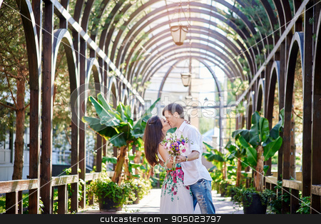To use this stock image in your creative project, please select the size you need over to the right and click the "Add to Cart" button.
Your downloaded image will come with the Cutcaster watermark removed so don’t worry about the watermark you see on this page. loving couple man and woman kissing in the park stock photo, loving couple man and woman kissing in the park. by timonko