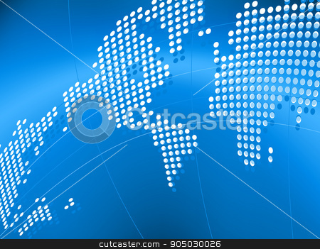 To use this stock image in your creative project, please select the size you need over to the right and click the "Add to Cart" button.
Your downloaded image will come with the Cutcaster watermark removed so don’t worry about the watermark you see on this page. Vector background with map of the world stock vector clipart, Vector background with map of the world in eps8 by Maksim Rybak
