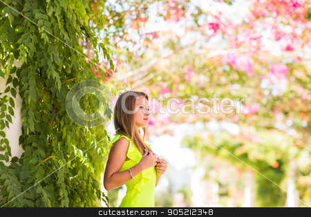 To use this stock image in your creative project, please select the size you need over to the right and click the "Add to Cart" button.
Your downloaded image will come with the Cutcaster watermark removed so don’t worry about the watermark you see on this page. Portrait of a beautiful young Caucasian woman outdoor stock photo, A portrait of a beautiful young Caucasian woman outdoor by Satura86