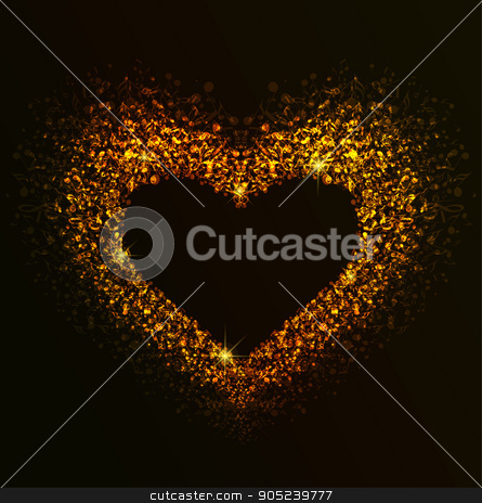 To use this stock image in your creative project, please select the size you need over to the right and click the "Add to Cart" button.
Your downloaded image will come with the Cutcaster watermark removed so don’t worry about the watermark you see on this page. Golden Heart of notes stock vector clipart, Background with heart made up of musical notes, Golden Heart by Miroslava Hlavacova