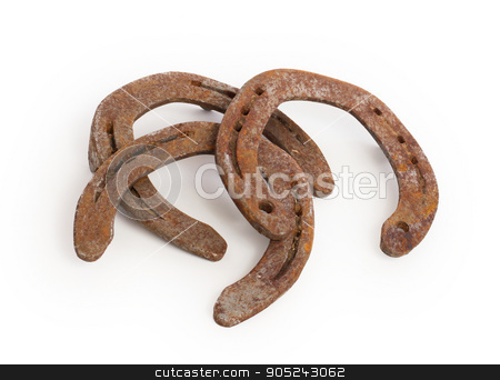 To use this stock image in your creative project, please select the size you need over to the right and click the "Add to Cart" button.
Your downloaded image will come with the Cutcaster watermark removed so don’t worry about the watermark you see on this page. Old rusty horseshoes stock photo, Old rusty horseshoes, isolated on a white background by michaklootwijk