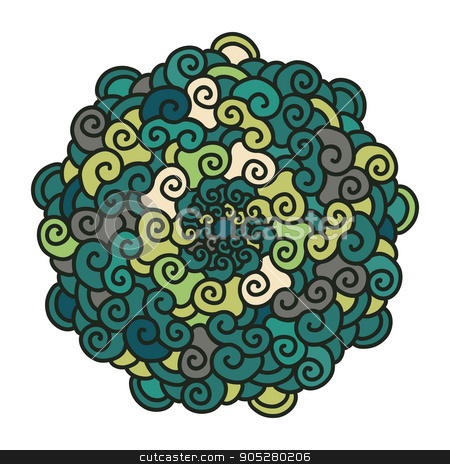 To use this stock image in your creative project, please select the size you need over to the right and click the "Add to Cart" button.
Your downloaded image will come with the Cutcaster watermark removed so don’t worry about the watermark you see on this page. Hand drawn colorful curl Mandala isolated on white background. stock vector clipart, Hand drawn colorful curl Mandala isolated on white background. Ethnic decorative element. Vector illustration. by verock