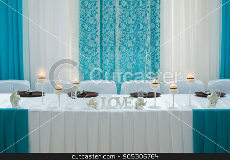 To use this stock image in your creative project, please select the size you need over to the right and click the "Add to Cart" button.
Your downloaded image will come with the Cutcaster watermark removed so don’t worry about the watermark you see on this page. decorations and candles on a wedding table stock photo, decorations and candles on a wedding table by timonko