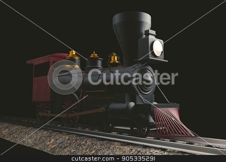 To use this stock image in your creative project, please select the size you need over to the right and click the "Add to Cart" button.
Your downloaded image will come with the Cutcaster watermark removed so don’t worry about the watermark you see on this page. Old American Steam Locomotive 3D illustration stock photo, Old American 4-4-0 Steam Locomotive on black 3D render by Eugene Zabugin