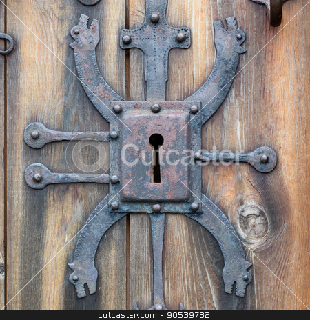 To use this stock image in your creative project, please select the size you need over to the right and click the "Add to Cart" button.
Your downloaded image will come with the Cutcaster watermark removed so don’t worry about the watermark you see on this page. Keyhole of old doorlock stock photo, Keyhole of old doorlock in a wooden door by michaklootwijk