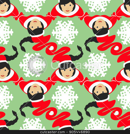To use this stock image in your creative project, please select the size you need over to the right and click the "Add to Cart" button.
Your downloaded image will come with the Cutcaster watermark removed so don’t worry about the watermark you see on this page. seamless pattern. EPS 10 vector illustration. used for printing, websites, design, ukrasheniayya, interior, fabrics, etc. Christmas theme. girl elf holding hands among snowflakes stock vector clipart, seamless pattern. EPS 10 vector illustration. used for printing, websites, design, ukrasheniayya, interior, fabrics, etc Christmas theme girl elf holding hands among snowflakes by Kseniia