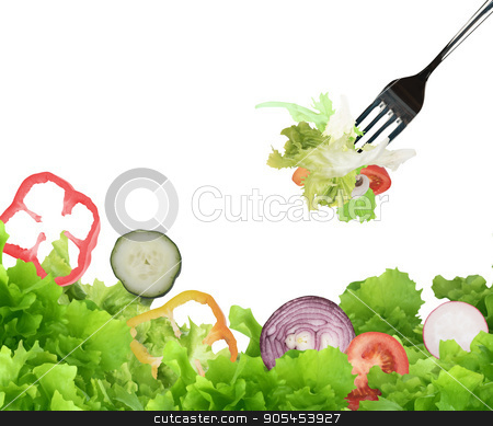 To use this stock image in your creative project, please select the size you need over to the right and click the "Add to Cart" button.
Your downloaded image will come with the Cutcaster watermark removed so don’t worry about the watermark you see on this page. Background of mixed salad with a fork stock photo, Background of mixed salad eaten with a fork. Healthy food for wellness concept by Federico Caputo