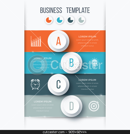 To use this stock image in your creative project, please select the size you need over to the right and click the "Add to Cart" button.
Your downloaded image will come with the Cutcaster watermark removed so don’t worry about the watermark you see on this page. Infographics template four options with circle stock vector clipart, Infographics template four options with circles. Can be used for workflow layout, diagram, number options, step up options, web design, presentations by Amelisk