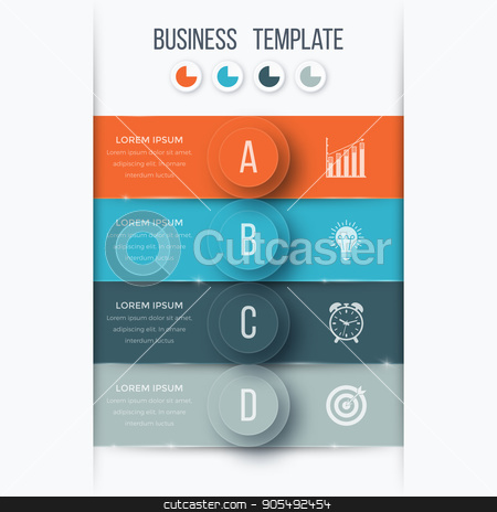 To use this stock image in your creative project, please select the size you need over to the right and click the "Add to Cart" button.
Your downloaded image will come with the Cutcaster watermark removed so don’t worry about the watermark you see on this page. Infographics template four options with circle stock vector clipart, Infographics template four options with circles. Can be used for workflow layout, diagram, number options, step up options, web design, presentations by Amelisk