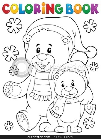 To use this stock image in your creative project, please select the size you need over to the right and click the "Add to Cart" button.
Your downloaded image will come with the Cutcaster watermark removed so don’t worry about the watermark you see on this page. Coloring book winter bears theme 1 stock vector clipart, Coloring book winter bears theme 1 - eps10 vector illustration. by Klara Viskova