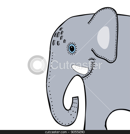 To use this stock image in your creative project, please select the size you need over to the right and click the "Add to Cart" button.
Your downloaded image will come with the Cutcaster watermark removed so don’t worry about the watermark you see on this page. Elephant cute funny cartoon head stock vector clipart, Elephant cute funny cartoon head. Vector illustration by kozyrevaelena