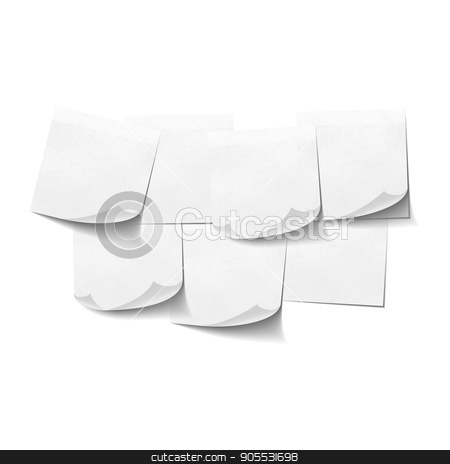 To use this stock image in your creative project, please select the size you need over to the right and click the "Add to Cart" button.
Your downloaded image will come with the Cutcaster watermark removed so don’t worry about the watermark you see on this page. Set of white empty sticky notes on white stock vector clipart, Set of white empty sticky notes on white background by Evgeny