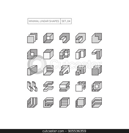 To use this stock image in your creative project, please select the size you need over to the right and click the "Add to Cart" button.
Your downloaded image will come with the Cutcaster watermark removed so don’t worry about the watermark you see on this page. Geometric Shapes stock vector clipart, Set 25 Set 25 geometric shapes. Line design elements. Minimal vector illustration Line design elements. Minimal vector illustration by Ivan Kamzyst