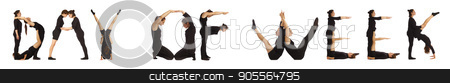 To use this stock image in your creative project, please select the size you need over to the right and click the "Add to Cart" button.
Your downloaded image will come with the Cutcaster watermark removed so don’t worry about the watermark you see on this page. Black dressed people forming word DAY OF WEEK stock photo, Black dressed people forming word DAY OF WEEK on white background by Tatjana Romanova