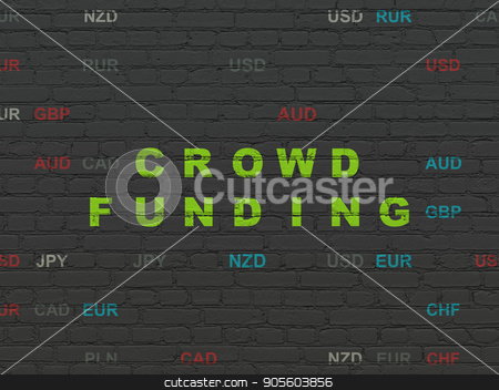 To use this stock image in your creative project, please select the size you need over to the right and click the "Add to Cart" button.
Your downloaded image will come with the Cutcaster watermark removed so don’t worry about the watermark you see on this page. Business concept: Crowd Funding on wall background stock photo, Business concept: Painted green text Crowd Funding on Black Brick wall background with Currency by mkabakov