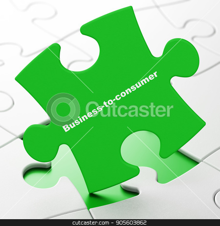 To use this stock image in your creative project, please select the size you need over to the right and click the "Add to Cart" button.
Your downloaded image will come with the Cutcaster watermark removed so don’t worry about the watermark you see on this page. Business concept: Business-to-consumer on puzzle background stock photo, Business concept: Business-to-consumer on Green puzzle pieces background, 3D rendering by mkabakov