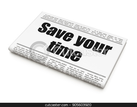 To use this stock image in your creative project, please select the size you need over to the right and click the "Add to Cart" button.
Your downloaded image will come with the Cutcaster watermark removed so don’t worry about the watermark you see on this page. Timeline concept: newspaper headline Save Your Time stock photo, Timeline concept: newspaper headline Save Your Time on White background, 3D rendering by mkabakov