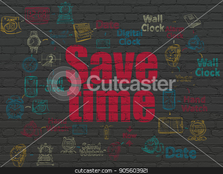 To use this stock image in your creative project, please select the size you need over to the right and click the "Add to Cart" button.
Your downloaded image will come with the Cutcaster watermark removed so don’t worry about the watermark you see on this page. Timeline concept: Save Time on wall background stock photo, Timeline concept: Painted red text Save Time on Black Brick wall background with Scheme Of Hand Drawing Time Icons by mkabakov