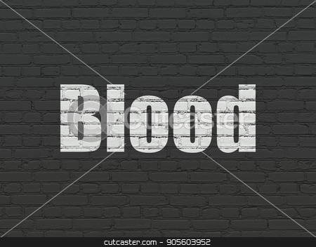 To use this stock image in your creative project, please select the size you need over to the right and click the "Add to Cart" button.
Your downloaded image will come with the Cutcaster watermark removed so don’t worry about the watermark you see on this page. Healthcare concept: Blood on wall background stock photo, Healthcare concept: Painted white text Blood on Black Brick wall background by mkabakov