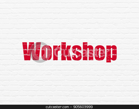 To use this stock image in your creative project, please select the size you need over to the right and click the "Add to Cart" button.
Your downloaded image will come with the Cutcaster watermark removed so don’t worry about the watermark you see on this page. Education concept: Workshop on wall background stock photo, Education concept: Painted red text Workshop on White Brick wall background by mkabakov
