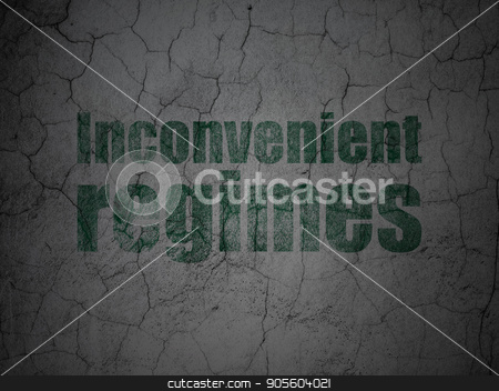 To use this stock image in your creative project, please select the size you need over to the right and click the "Add to Cart" button.
Your downloaded image will come with the Cutcaster watermark removed so don’t worry about the watermark you see on this page. Political concept: Inconvenient Regimes on grunge wall background stock photo, Political concept: Green Inconvenient Regimes on grunge textured concrete wall background by mkabakov