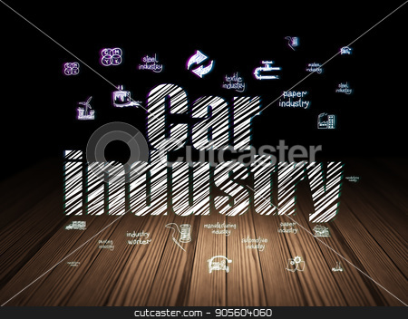 To use this stock image in your creative project, please select the size you need over to the right and click the "Add to Cart" button.
Your downloaded image will come with the Cutcaster watermark removed so don’t worry about the watermark you see on this page. Manufacuring concept: Car Industry in grunge dark room stock photo, Manufacuring concept: Glowing text Car Industry, Hand Drawn Industry Icons in grunge dark room with Wooden Floor, black background by mkabakov