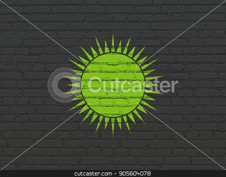 To use this stock image in your creative project, please select the size you need over to the right and click the "Add to Cart" button.
Your downloaded image will come with the Cutcaster watermark removed so don’t worry about the watermark you see on this page. Travel concept: Sun on wall background stock photo, Travel concept: Painted green Sun icon on Black Brick wall background by mkabakov