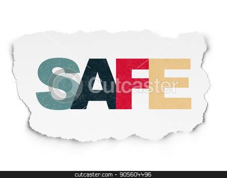 To use this stock image in your creative project, please select the size you need over to the right and click the "Add to Cart" button.
Your downloaded image will come with the Cutcaster watermark removed so don’t worry about the watermark you see on this page. Protection concept: Safe on Torn Paper background stock photo, Protection concept: Painted multicolor text Safe on Torn Paper background by mkabakov
