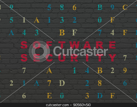 To use this stock image in your creative project, please select the size you need over to the right and click the "Add to Cart" button.
Your downloaded image will come with the Cutcaster watermark removed so don’t worry about the watermark you see on this page. Safety concept: Software Security on wall background stock photo, Safety concept: Painted red text Software Security on Black Brick wall background with Hexadecimal Code by mkabakov