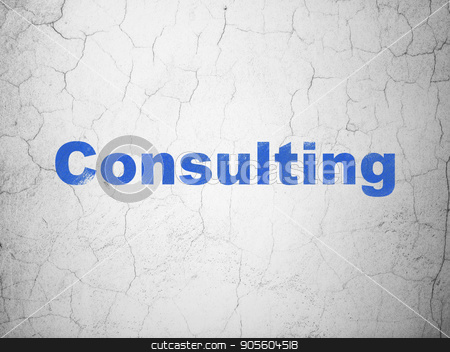 To use this stock image in your creative project, please select the size you need over to the right and click the "Add to Cart" button.
Your downloaded image will come with the Cutcaster watermark removed so don’t worry about the watermark you see on this page. Business concept: Consulting on wall background stock photo, Business concept: Blue Consulting on textured concrete wall background by mkabakov