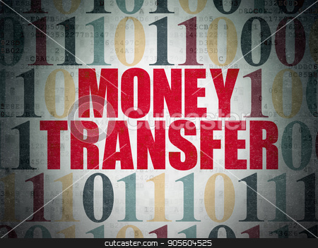 To use this stock image in your creative project, please select the size you need over to the right and click the "Add to Cart" button.
Your downloaded image will come with the Cutcaster watermark removed so don’t worry about the watermark you see on this page. Finance concept: Money Transfer on Digital Data Paper background stock photo, Finance concept: Painted red text Money Transfer on Digital Data Paper background with Binary Code by mkabakov