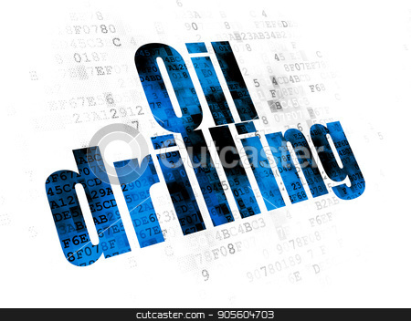 To use this stock image in your creative project, please select the size you need over to the right and click the "Add to Cart" button.
Your downloaded image will come with the Cutcaster watermark removed so don’t worry about the watermark you see on this page. Industry concept: Oil Drilling on Digital background stock photo, Industry concept: Pixelated blue text Oil Drilling on Digital background by mkabakov