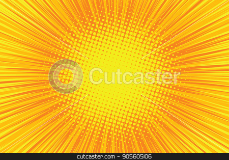 To use this stock image in your creative project, please select the size you need over to the right and click the "Add to Cart" button.
Your downloaded image will come with the Cutcaster watermark removed so don’t worry about the watermark you see on this page. Orange rays pop art comic background stock vector clipart, Orange rays pop art comic background. retro vector illustration by studiostoks
