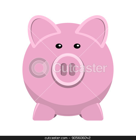 To use this stock image in your creative project, please select the size you need over to the right and click the "Add to Cart" button.
Your downloaded image will come with the Cutcaster watermark removed so don’t worry about the watermark you see on this page. vector icon of pig bank stock vector clipart, vector icon of pig bank, save money in piggy bank flat illustration by Rokvel