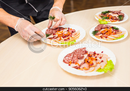 To use this stock image in your creative project, please select the size you need over to the right and click the "Add to Cart" button.
Your downloaded image will come with the Cutcaster watermark removed so don’t worry about the watermark you see on this page. Close-up of chef cooking food kitchen restaurant cutting cook hands hotel man male knife preparation fresh preparing concept stock photo, chef cooking food kitchen restaurant cutting cook hands hotel man male knife preparation fresh preparing concept by Satura86