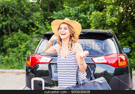 To use this stock image in your creative project, please select the size you need over to the right and click the "Add to Cart" button.
Your downloaded image will come with the Cutcaster watermark removed so don’t worry about the watermark you see on this page. Summer vacation car road trip freedom concept. Happy woman cheering joyful during holiday travel with car stock photo, Summer vacation car road trip freedom concept. Happy woman cheering joyful during holiday travel with car by Satura86