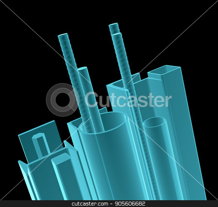 To use this stock image in your creative project, please select the size you need over to the right and click the "Add to Cart" button.
Your downloaded image will come with the Cutcaster watermark removed so don’t worry about the watermark you see on this page. X-Ray Image Of Metal Products stock photo, X-Ray Image Of Metal Products. Isolated on Black. 3D Illustration by cherezoff
