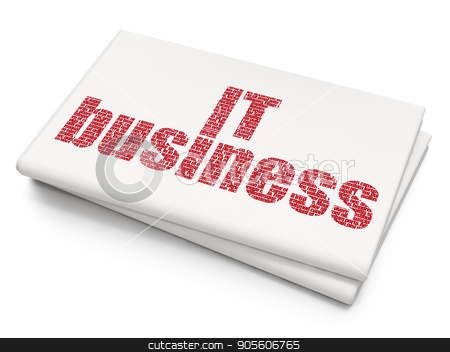To use this stock image in your creative project, please select the size you need over to the right and click the "Add to Cart" button.
Your downloaded image will come with the Cutcaster watermark removed so don’t worry about the watermark you see on this page. Finance concept: IT Business on Blank Newspaper background stock photo, Finance concept: Pixelated red text IT Business on Blank Newspaper background, 3D rendering by mkabakov