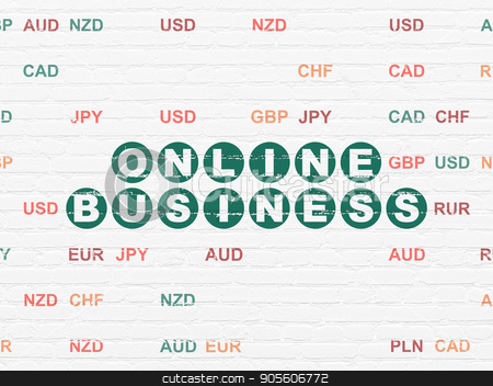To use this stock image in your creative project, please select the size you need over to the right and click the "Add to Cart" button.
Your downloaded image will come with the Cutcaster watermark removed so don’t worry about the watermark you see on this page. Finance concept: Online Business on wall background stock photo, Finance concept: Painted green text Online Business on White Brick wall background with Currency by mkabakov