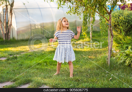 To use this stock image in your creative project, please select the size you need over to the right and click the "Add to Cart" button.
Your downloaded image will come with the Cutcaster watermark removed so don’t worry about the watermark you see on this page. cute little girl in spring or summer day stock photo, Cute little girl on the meadow in spring or summer day by Satura86