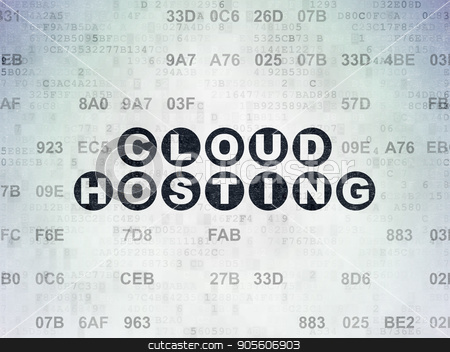 To use this stock image in your creative project, please select the size you need over to the right and click the "Add to Cart" button.
Your downloaded image will come with the Cutcaster watermark removed so don’t worry about the watermark you see on this page. Cloud computing concept: Cloud Hosting on Digital Data Paper background stock photo, Cloud computing concept: Painted black text Cloud Hosting on Digital Data Paper background with Hexadecimal Code by mkabakov